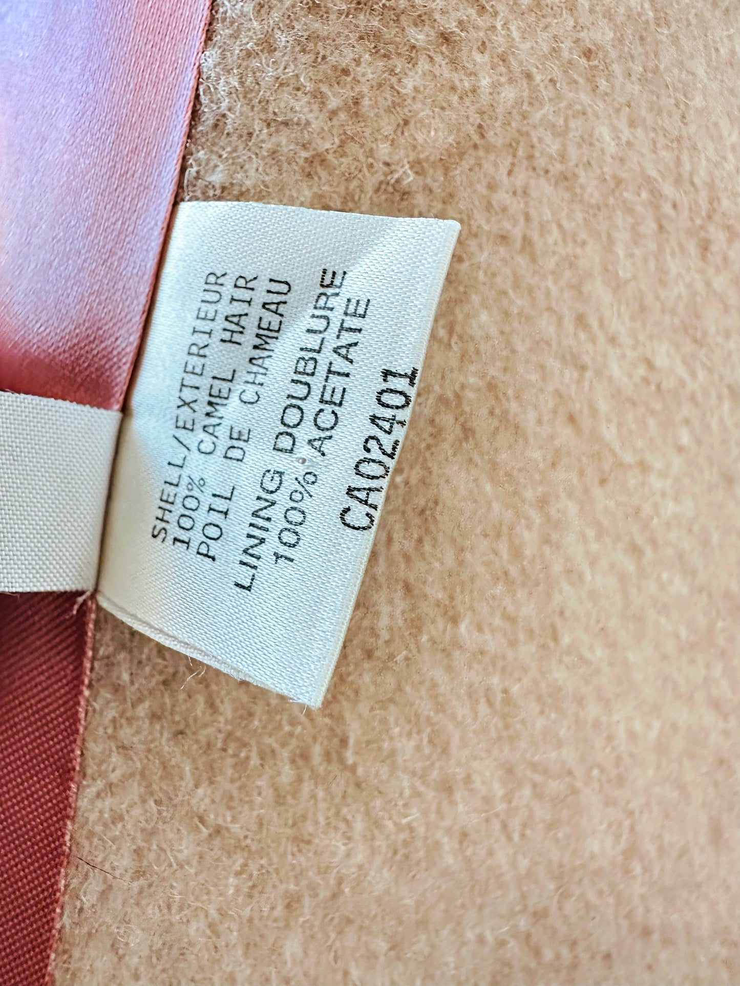 1950s - 1960s Classic Camel Wool A-Line Coat - Sz. S/M