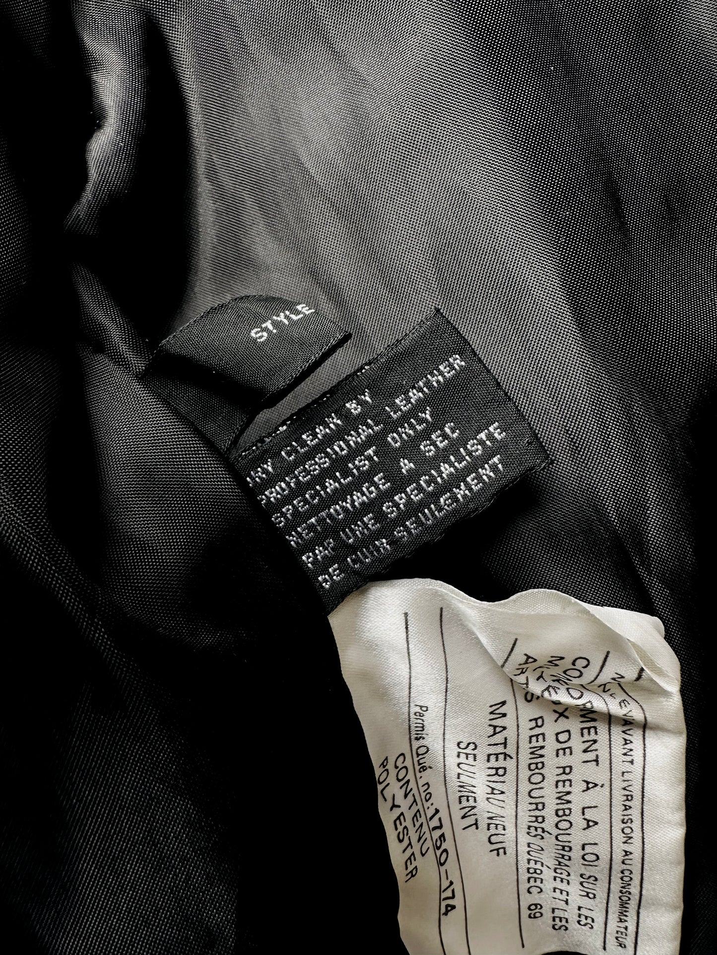 80s Black Short Waist Leather Biker Jacket - Sz. S/M