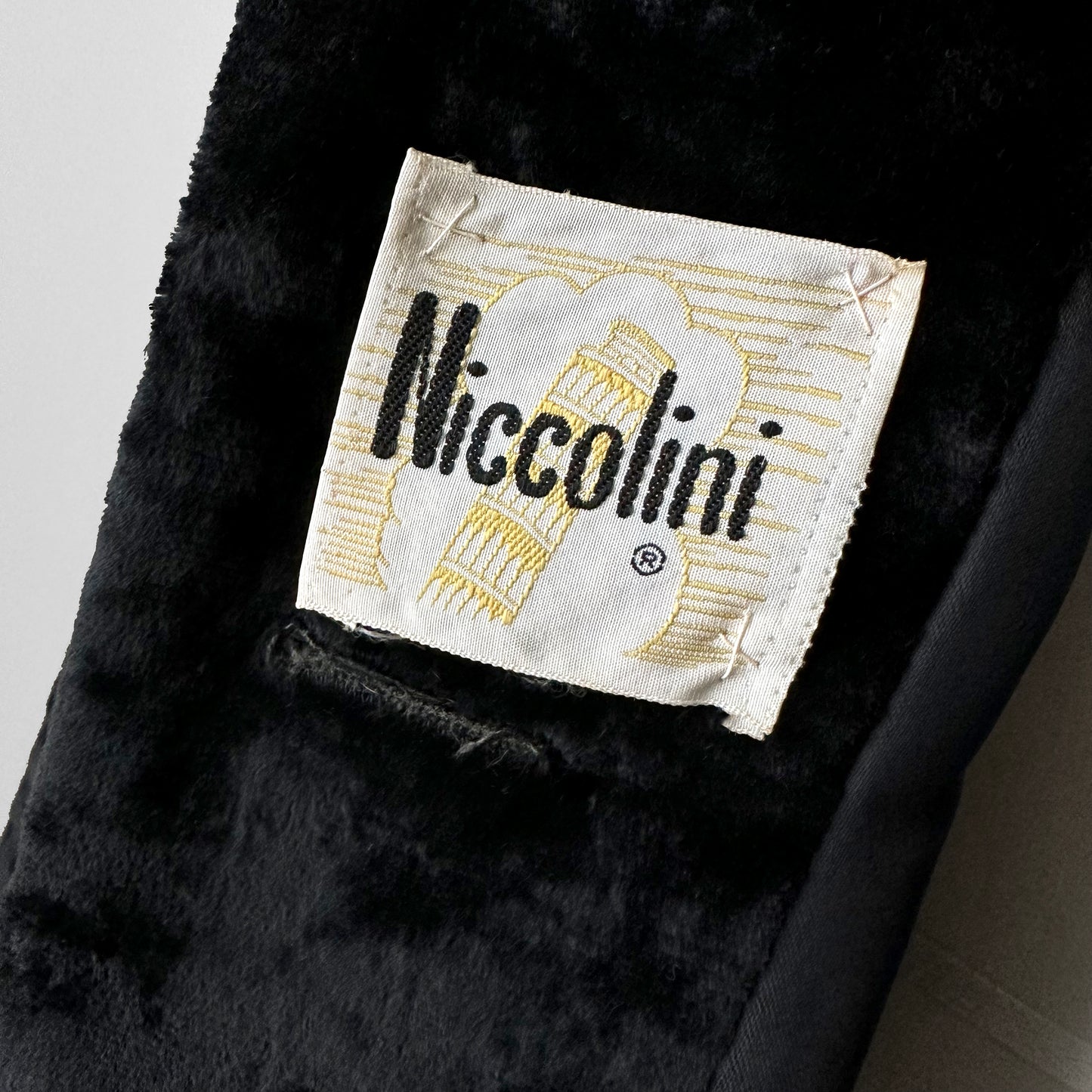 1960s Black Crop Bell Sleeve Jacket