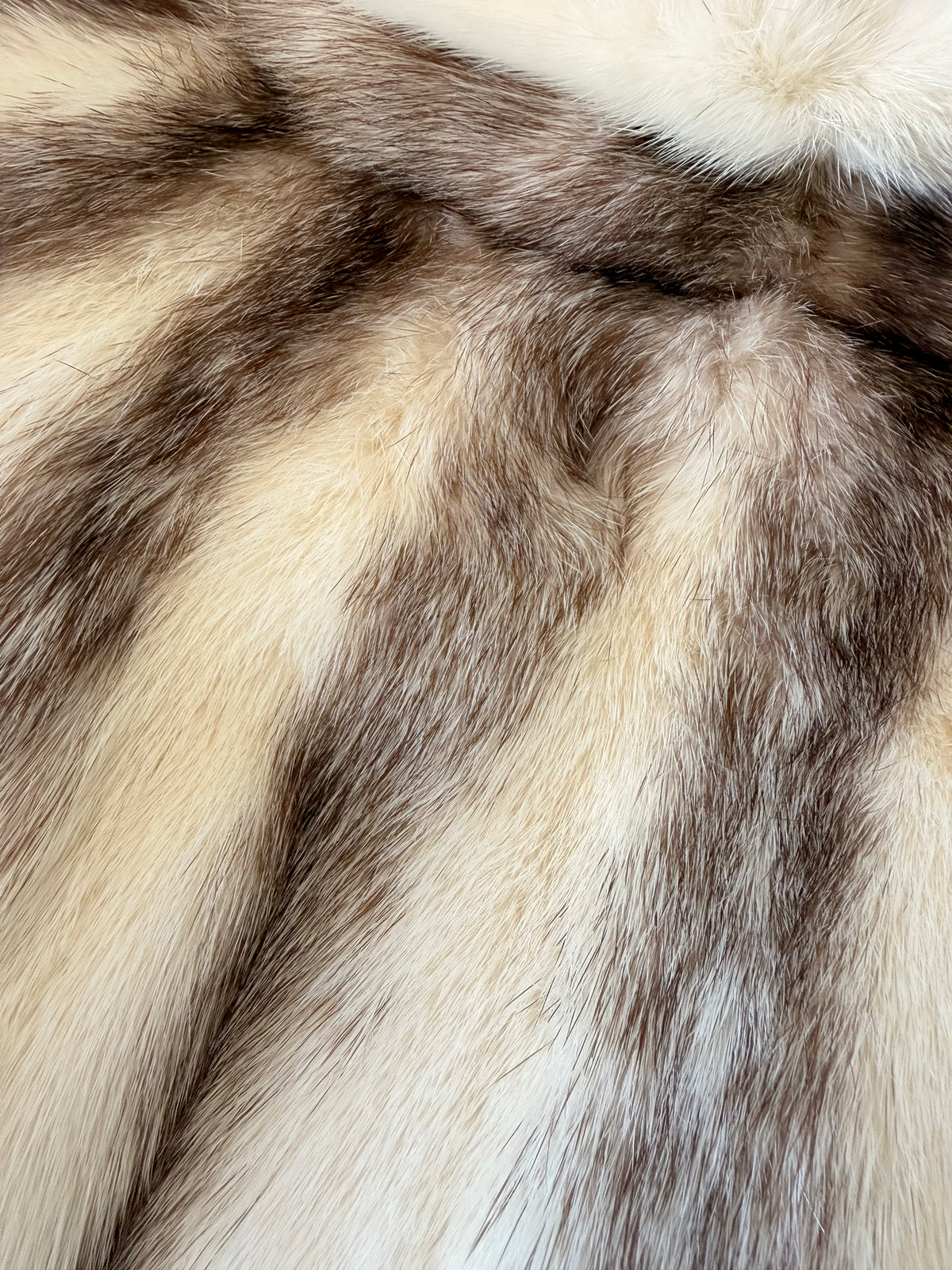 Vintage 1960s Off-White and Taupe Mink Fur Jacket - Sz. S/M (Copy)