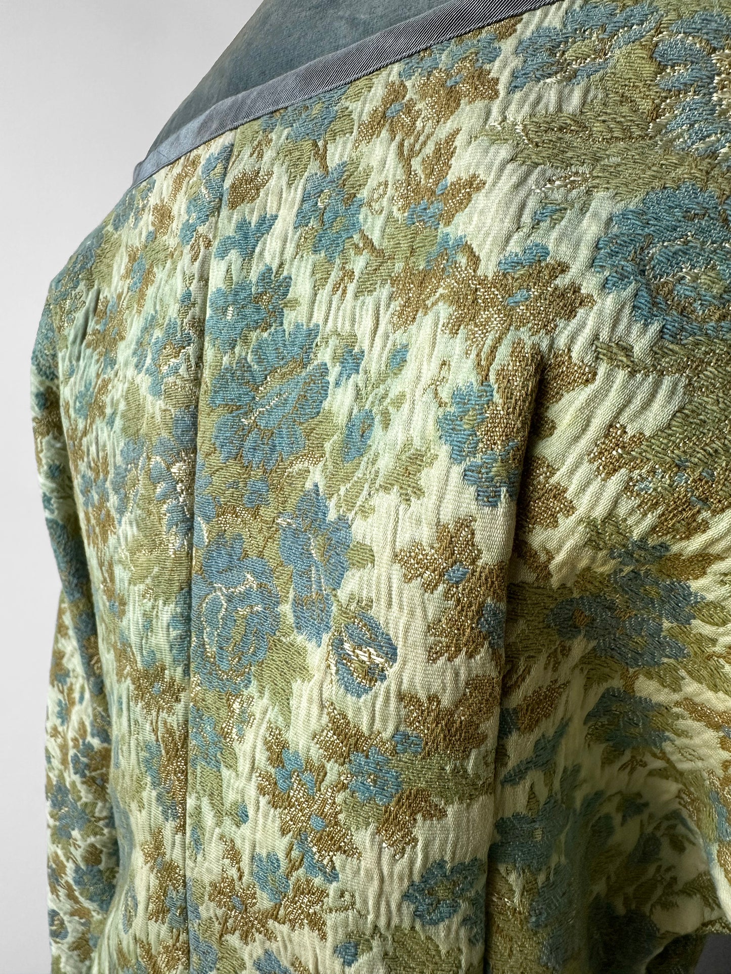 Mid-Century Baroque Inspired Brocade and Velvet Patchwork Jacket - Sz. S