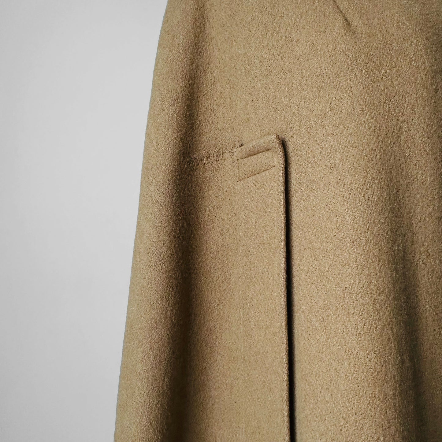 1940s Olive Hooded Military Uniform Heavy Wool Cape - Sz. O/S