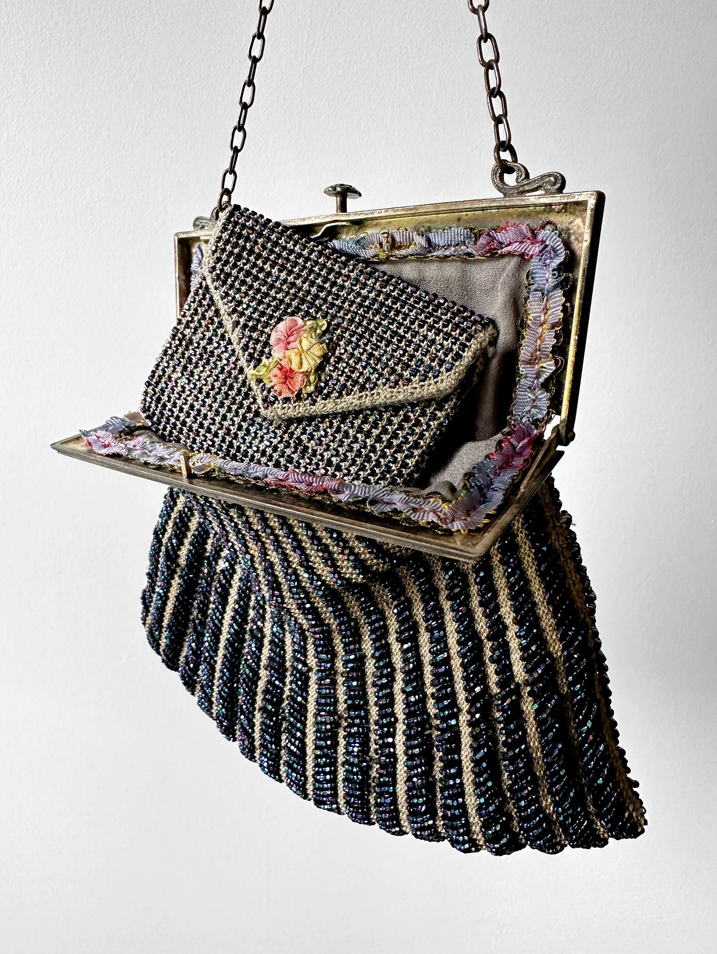 1920s Beaded Evening Bag w/Coin Purse