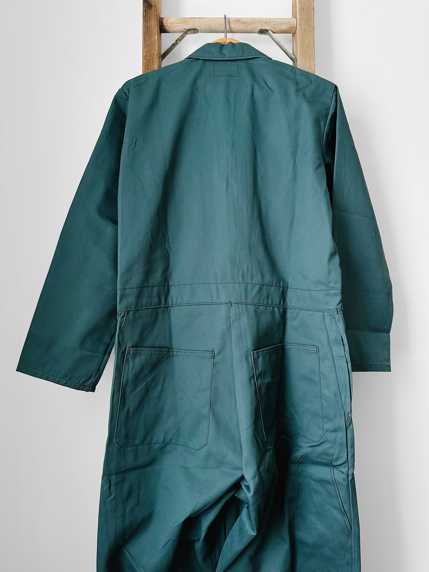 1950s Made in Canada Deadstock Sigal Green Workwear Mechanics Coveralls - Sz. 40