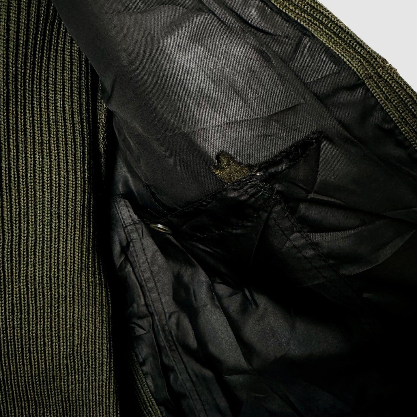 1940s Camel Hair Wool Ribbed Knit Hiking German Swiss Danish Cardigan - Sz. M/L