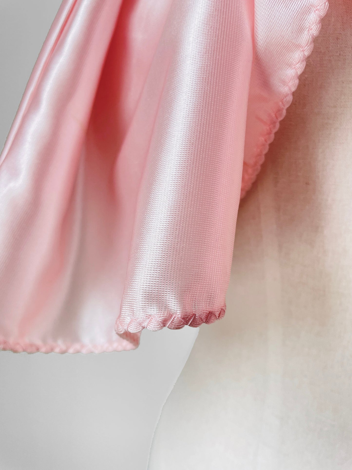 1950s-1960s Pink Two-Piece Night Gown and Duster - O/S