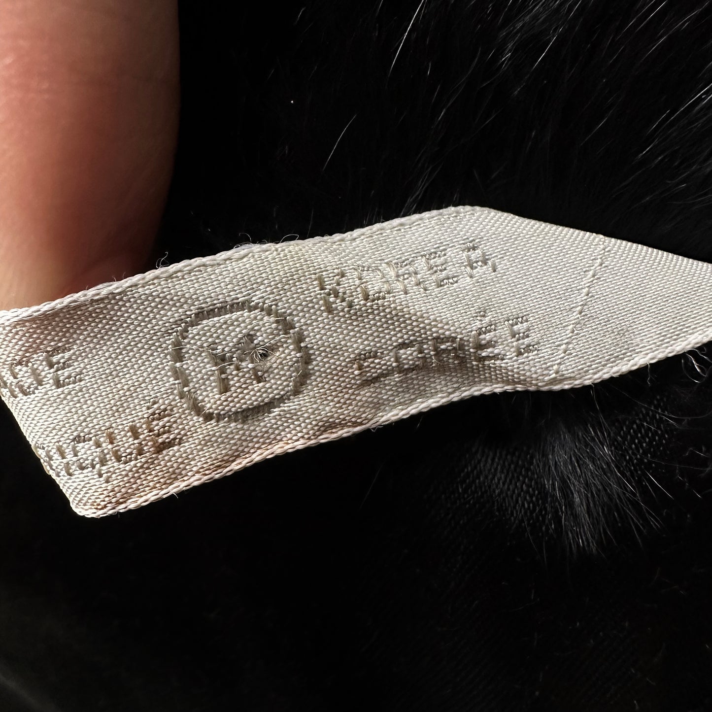 1970s - 1980s Black Rabbit Fur Short-Waisted Puff Sleeve Jacket - S/M