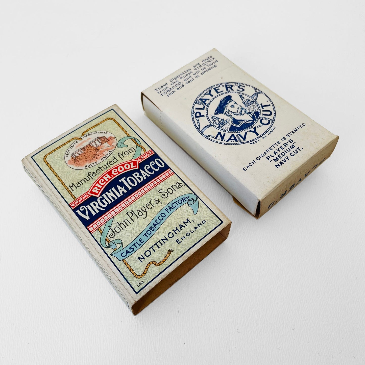 1930s - 1950s Player's Navy Cut Cigarette Tins and Box Set