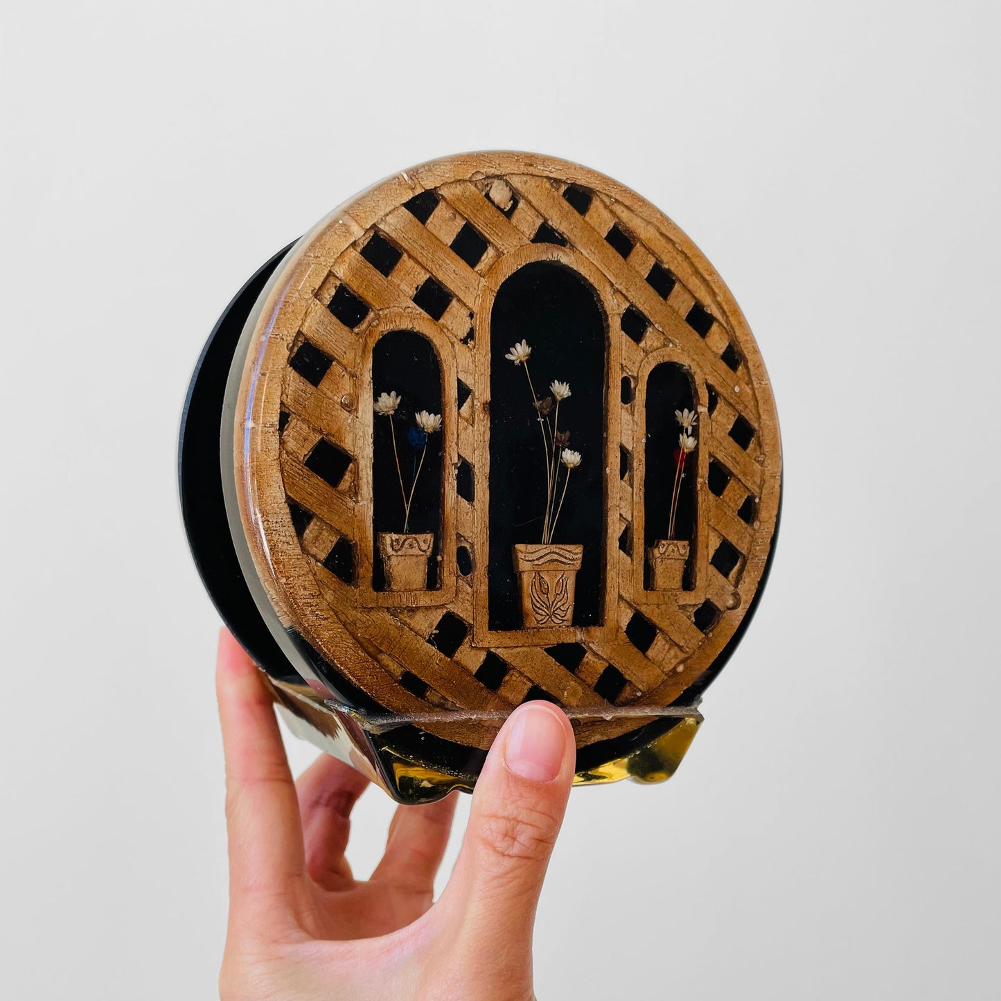 Wood & Resin Napkin Holder