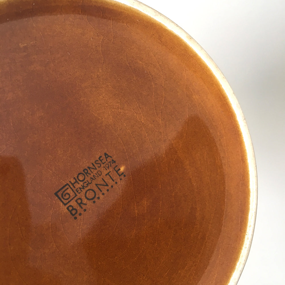 Set of 4 1970s Made in England Hornsea Glazed Ceramic Lidded Kitchen Canister Jars