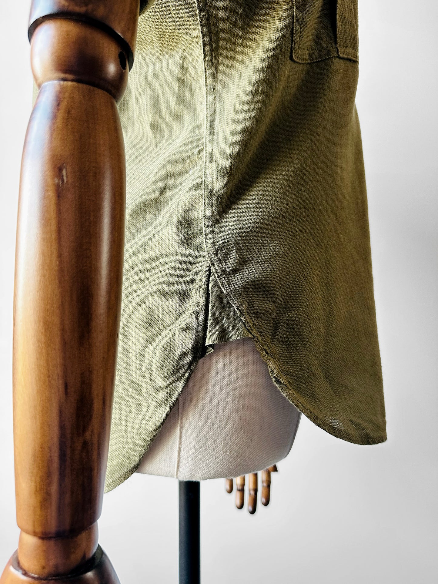 1930s Boy Scouts of America Short Sleeve Button Up Top - XS/S