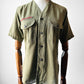 1930s Boy Scouts of America Short Sleeve Button Up Top - XS/S