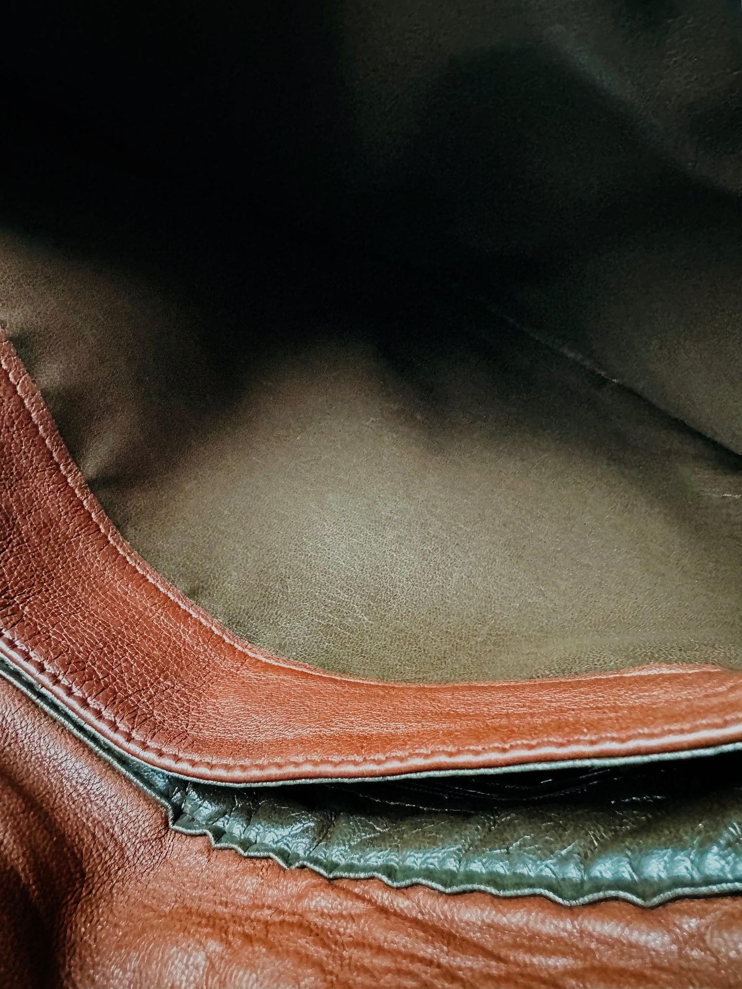 1990s Saddle Brown Leather Bag