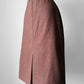 Vintage 1970s - 1980s A-line Inverted Pleat Skirt - Sz. S/M