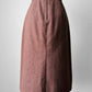 Vintage 1970s - 1980s A-line Inverted Pleat Skirt - Sz. S/M