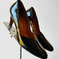 Mid to Late 20th Century Thomas Wallace Black Patent Leather Pump - Sz. 8.5-9