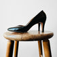 Mid to Late 20th Century Thomas Wallace Black Patent Leather Pump - Sz. 8.5-9