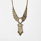 1920s Style Faux Diamond Fringe Costume Jewelry Necklace