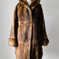 1960s Bell Sleeve A-line Fur Coat - Sz. S/M