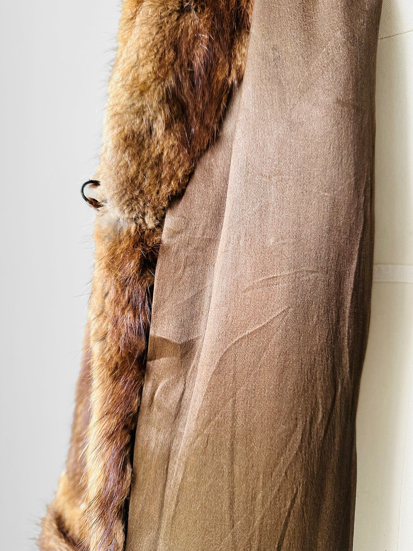 1960s Bell Sleeve A-line Fur Coat - Sz. S/M