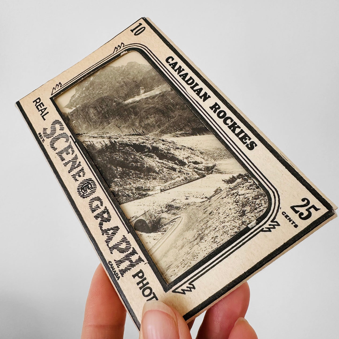 Early 1900s CANADIAN ROCKIES Black and White Photography Travel Souvenir Packs