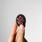 1950s Oval Roses Petit Point Brooch Pin