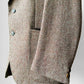 1950s - 1960s Brown Wool Tweed Blazer Jacket - Sz. S/M