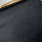 1950s Large Black Wool Felt Top Handle Handbag
