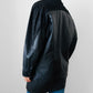 1980s Black Buttery Soft Leather Jacket - Sz. S/M