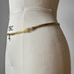 1980s Gold Leaf Belt - Sz. 28 - 30