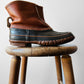 1950s Mid-Century L.L. Bean Leather and Rubber Shearling Lined Boots