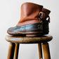1950s Mid-Century L.L. Bean Leather and Rubber Shearling Lined Boots