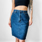 1980s Standard Wash High-Waisted LEVI'S  Red Tab Jean Skirt - Waist 27