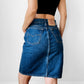 1980s Standard Wash High-Waisted LEVI'S  Red Tab Jean Skirt - Waist 27