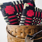 1960s Mid-Century Southwestern Style Hand Woven Wool Blend Geometric Cushion Set