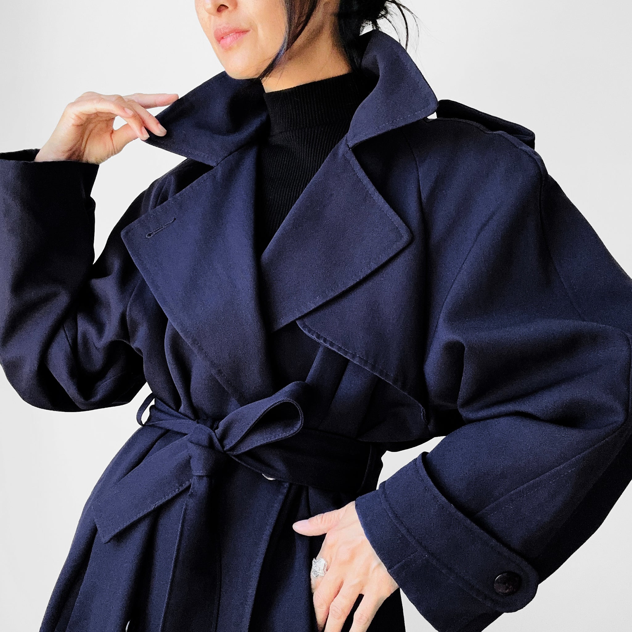 80s Vintage Double Super Long Coat. 30 Iconic 80s Fashion