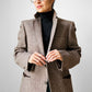 1950s - 1960s Brown Wool Tweed Blazer Jacket - Sz. S/M