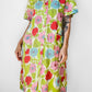 1950s - 1960s Floral Button Front House Dress - Sz. S/M