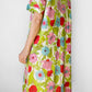 1950s - 1960s Floral Button Front House Dress - Sz. S/M