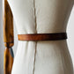 1970s Hand-Painted Landscape Leather Belt - S/M