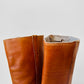 Amber Brown Leather Well-Worn FRYE Leather Boots - Sz. 10.5D