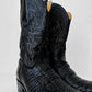 1970s Black Western Leather Cowboy Boots