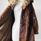 1970s Maritime Furriers Aline Collared Fur Jacket - Sz. S