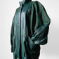 1980s Green Buttery Soft Leather Snap Button Jacket - Sz. S/M