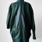 1980s Green Buttery Soft Leather Snap Button Jacket - Sz. S/M