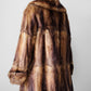 1960s Bell Sleeve A-line Fur Coat - Sz. S/M