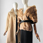 1950s - 1960s Beige Monogrammed Mink Fur Stole