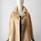 1950s - 1960s Classic Camel Wool A-Line Coat - Sz. S/M