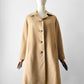 1950s - 1960s Classic Camel Wool A-Line Coat - Sz. S/M