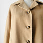 1950s - 1960s Classic Camel Wool A-Line Coat - Sz. S/M